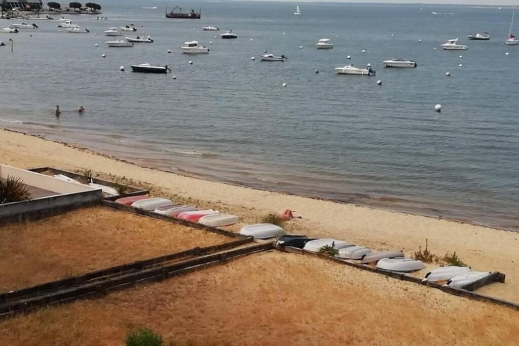 T2 1Ere Ligne Loggia Vue Mer 180 ° Parking Arcachon Ngoại thất bức ảnh