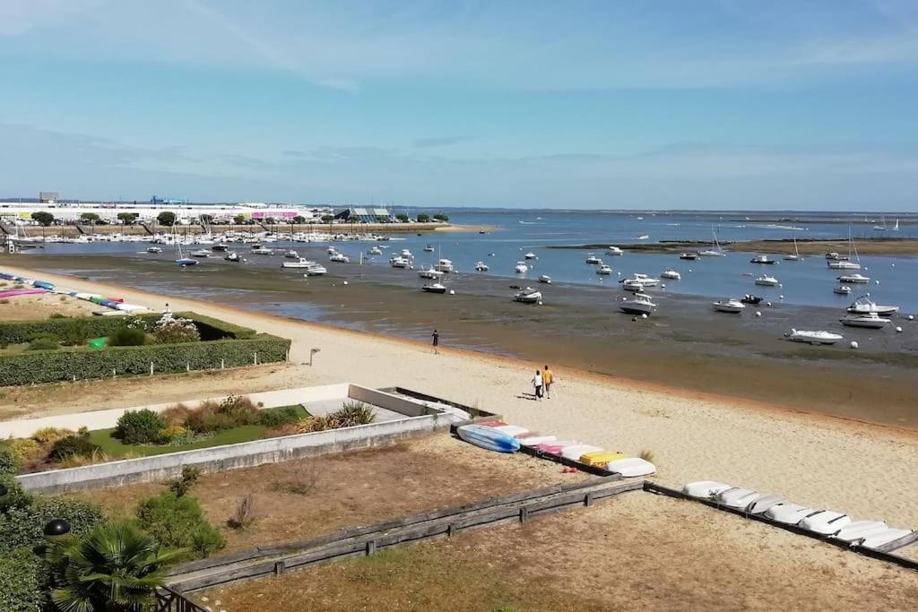 T2 1Ere Ligne Loggia Vue Mer 180 ° Parking Arcachon Ngoại thất bức ảnh